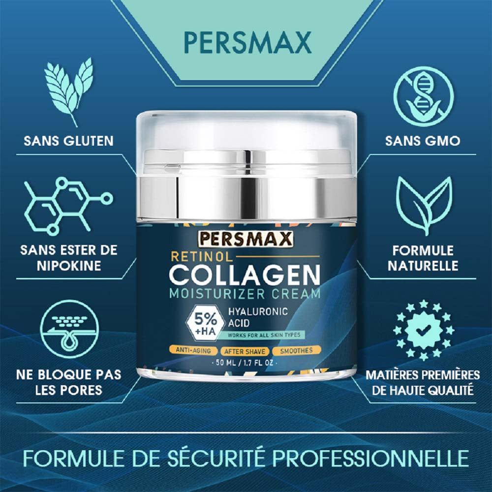 PERSMAX Men's Collagencream Anti-wrinkle cream Cream for whitening the skin Beauty masks - PERSMAX
