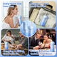 Water Flosser for Orthodontics Teeth Cleaning - Portable Electric Oral Irrigator Pick for Braces, Travel, Kids, with 3 Modes 8 Pressure Settings, 8 Tips, 150ML, IPX7, Gradient Blue - PERSMAX