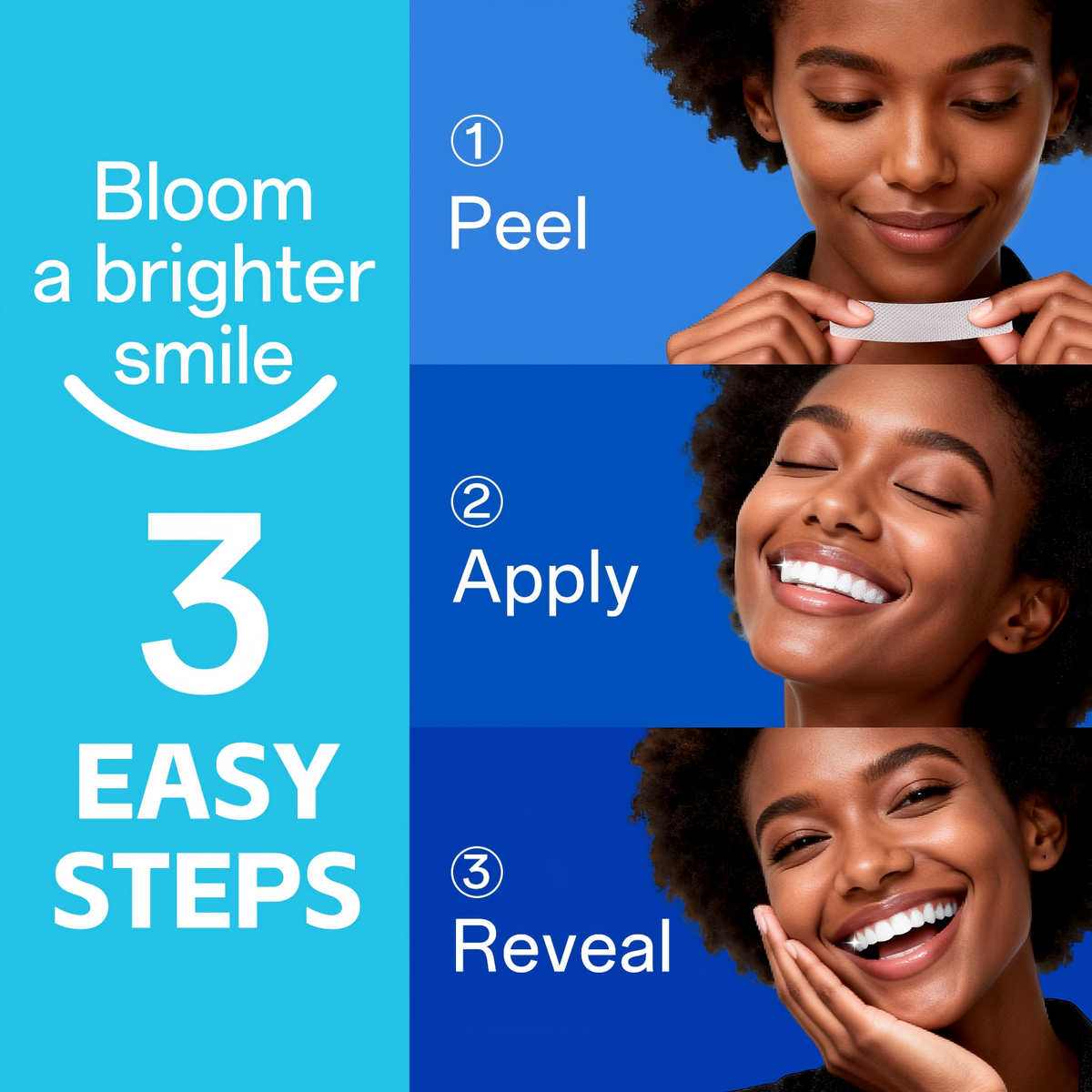 PERSMAX Teeth Whitening Strips – Professional Dentist Approved, Gum-Safe Formula, 28 Non-Slip Strips Kit, 14 Treatment, Pain-Free Express Whitening in 30 Min, Easy to Use for Bright Smile - PERSMAX