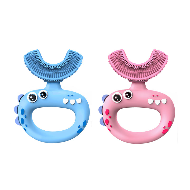 PERSMAX Children’s Toothbrushes U-shaped design silicone material Popular baby infant toothbrush daily use let children love brushing teeth - PERSMAX