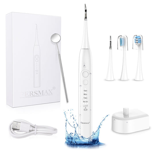 white electric dental calculus remover