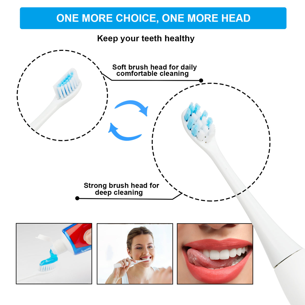 white electric dental calculus remover