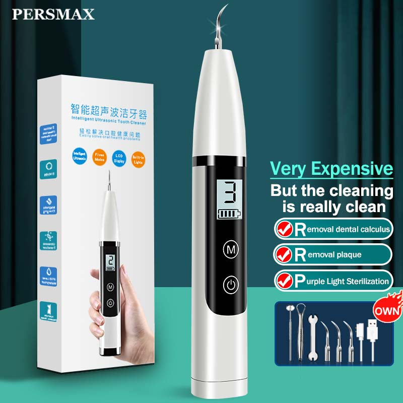 PERSMAX |White High Power Ultrasonic Dental Calculus Remover 2500Ah - PERSMAX