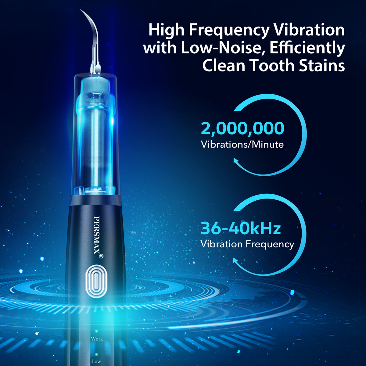 Black ultrasonic dental calculus remover